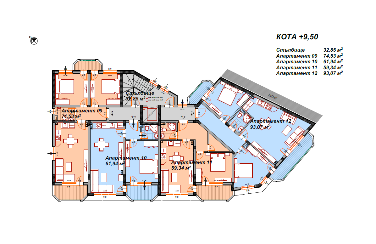 Aytos Royal · Kat planı