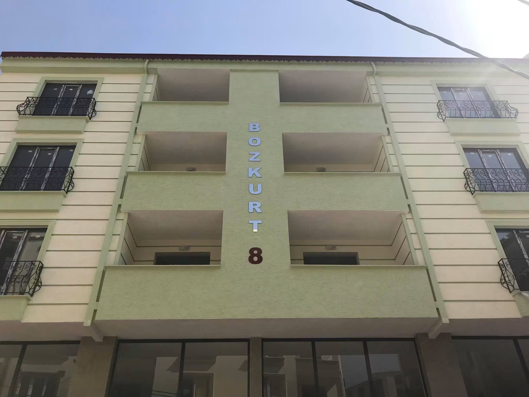 Bozkurt 8 · Sıva ve boya sonrası cephe görünümü